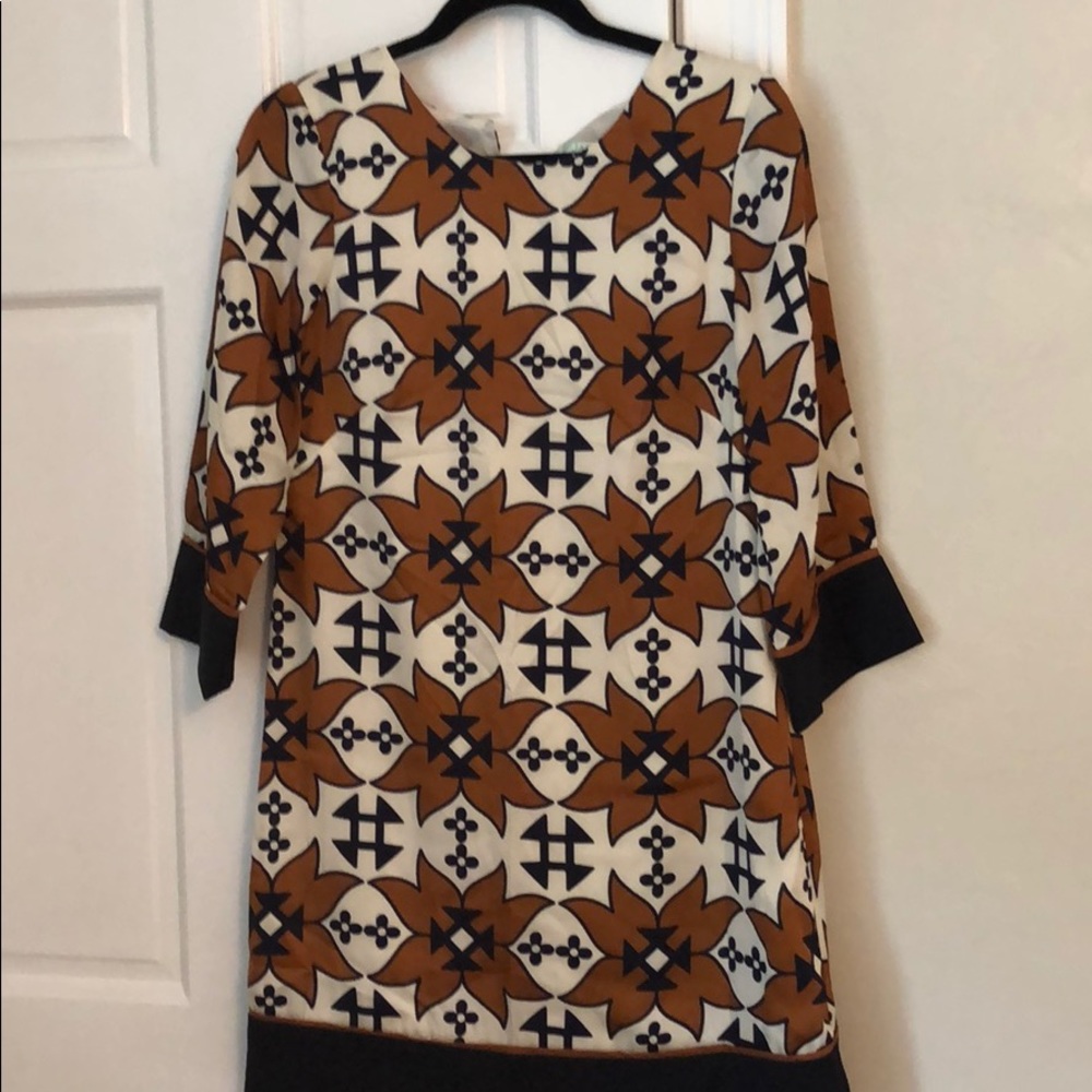 Jade geometric dress
